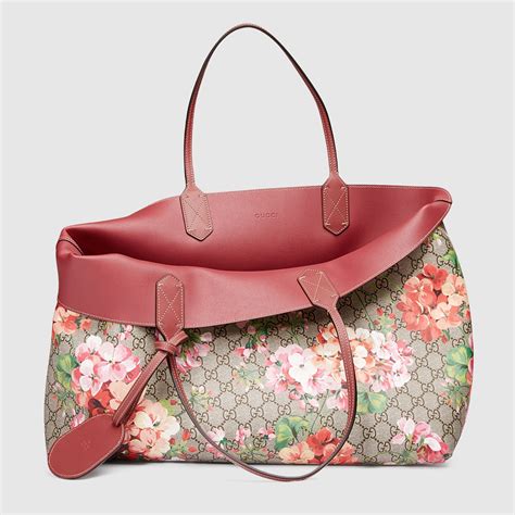 gucci reversible tote red small|Gucci canvas tote bag free.